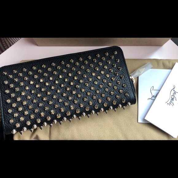 CHRISTIAN LOUBOUTIN-AUTHENTIC NWT Spike WALLET - Picture 14 of 15